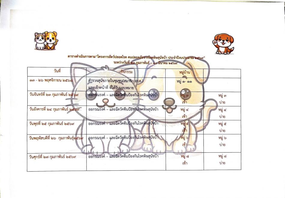 ตางรางออกฉีดหมาแมว